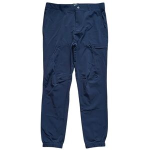 Roots Mens Navy Stretch Utility Jogger Pants Size 34 Outdoor Casual
